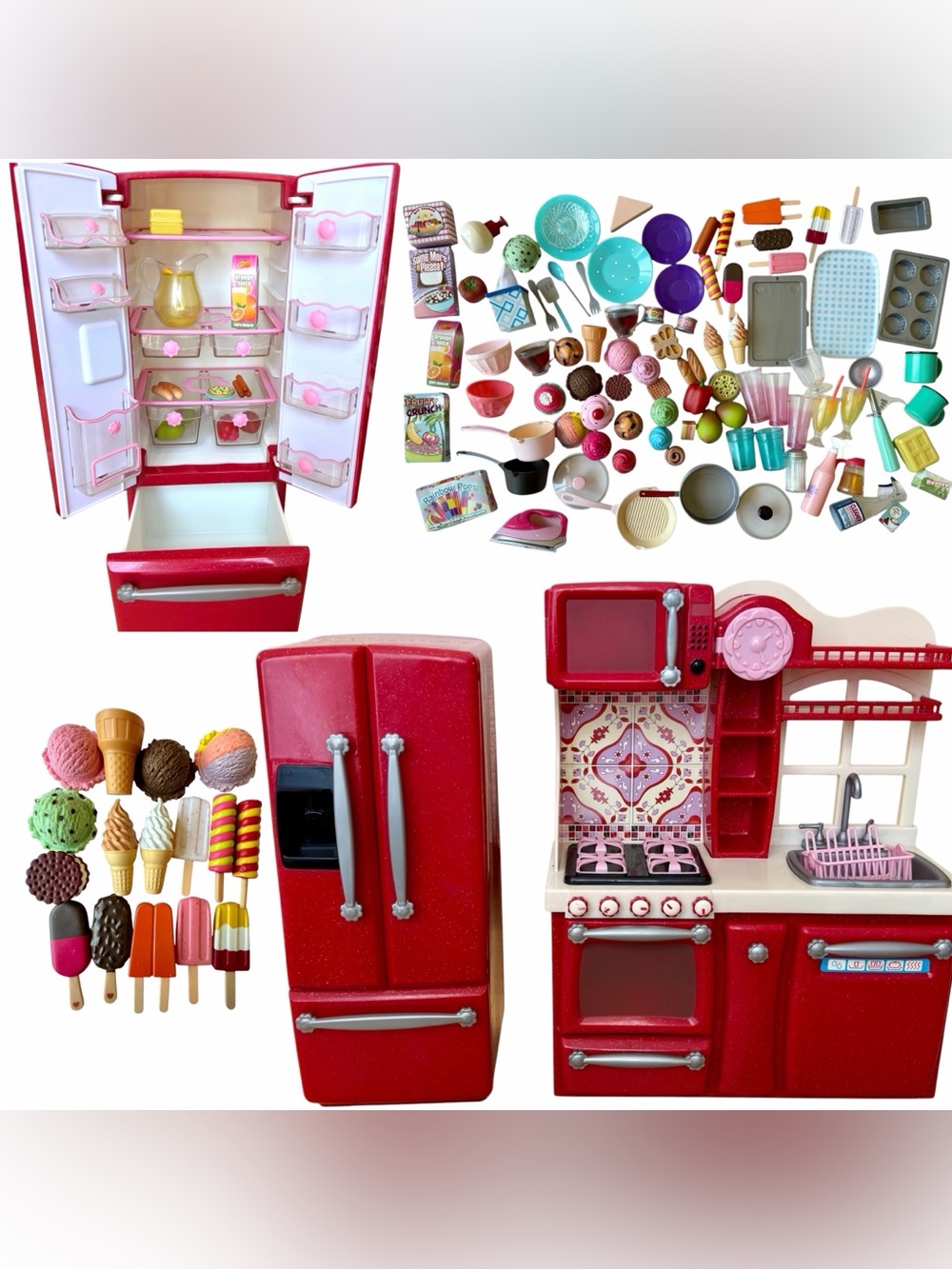 Our Generation Kitchen Playset for 18" Doll American‎ Girl TONS of Accessories!!